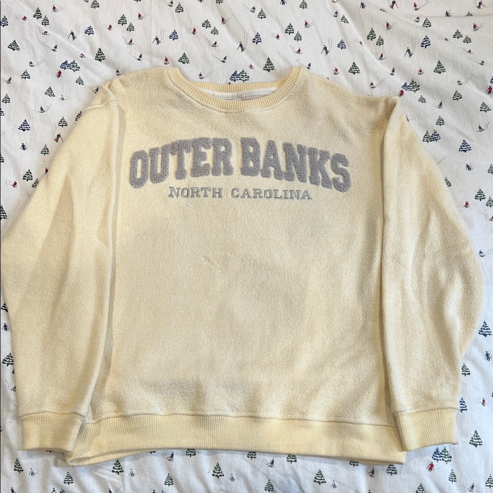 Outer Banks Women's Cream Sweatshirt